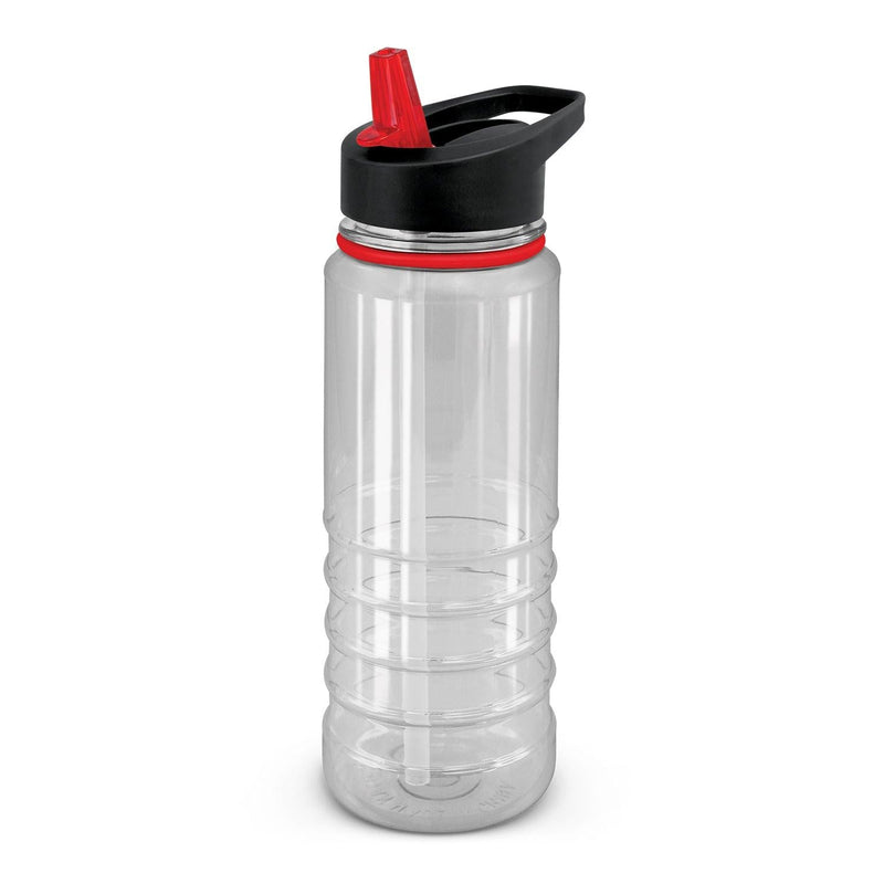 Custom Branded Triton Elite Bottle - Clear and Black - Promo Merchandise