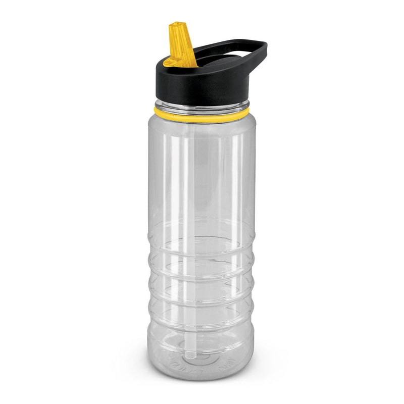 Custom Branded Triton Elite Bottle - Clear and Black - Promo Merchandise