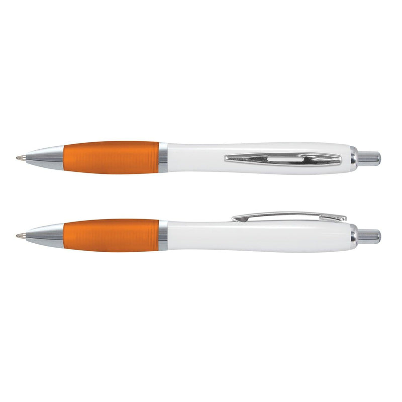 Custom Branded Vistro Pen - White Barrel - Promo Merchandise